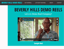 Tablet Screenshot of beverlyhillsdemoreels.com